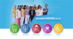 Desktop Screenshot of medima.sk