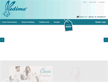 Tablet Screenshot of medima.de
